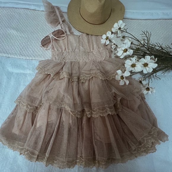 Mable Polka Dot Mesh Mini Dress - Picture 3 of 3